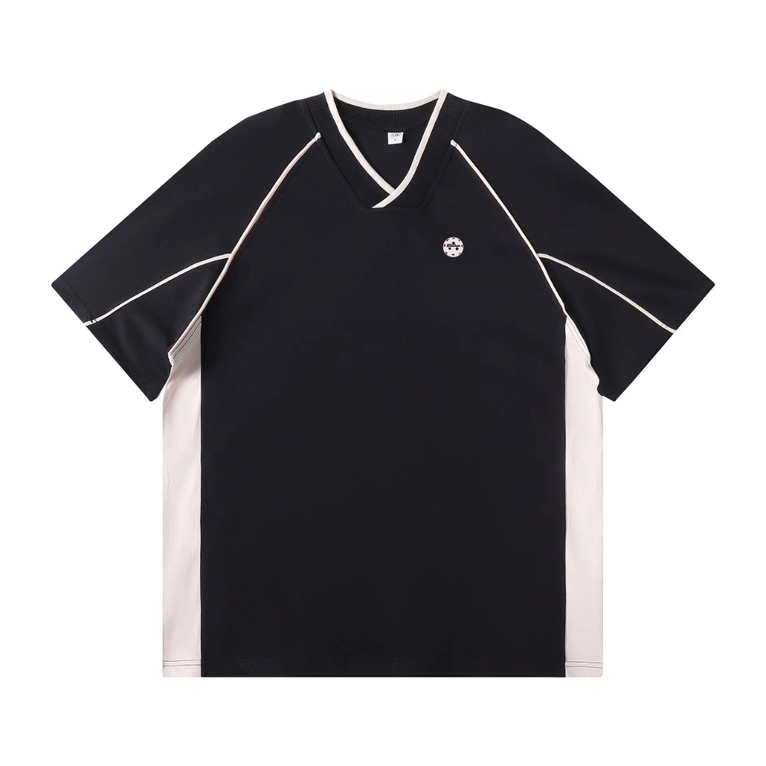 Kitchen Retro Pickleball Shirt –- Black & White