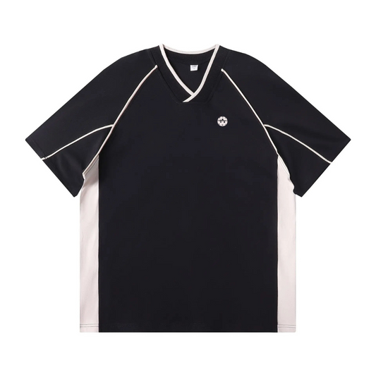 Kitchen Retro Pickleball Shirt –- Black & White