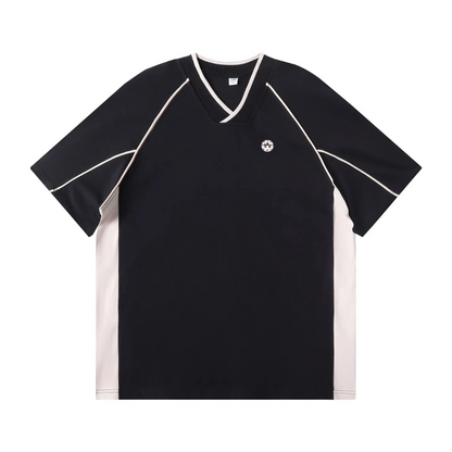 Kitchen Retro Pickleball Shirt –- Black & White
