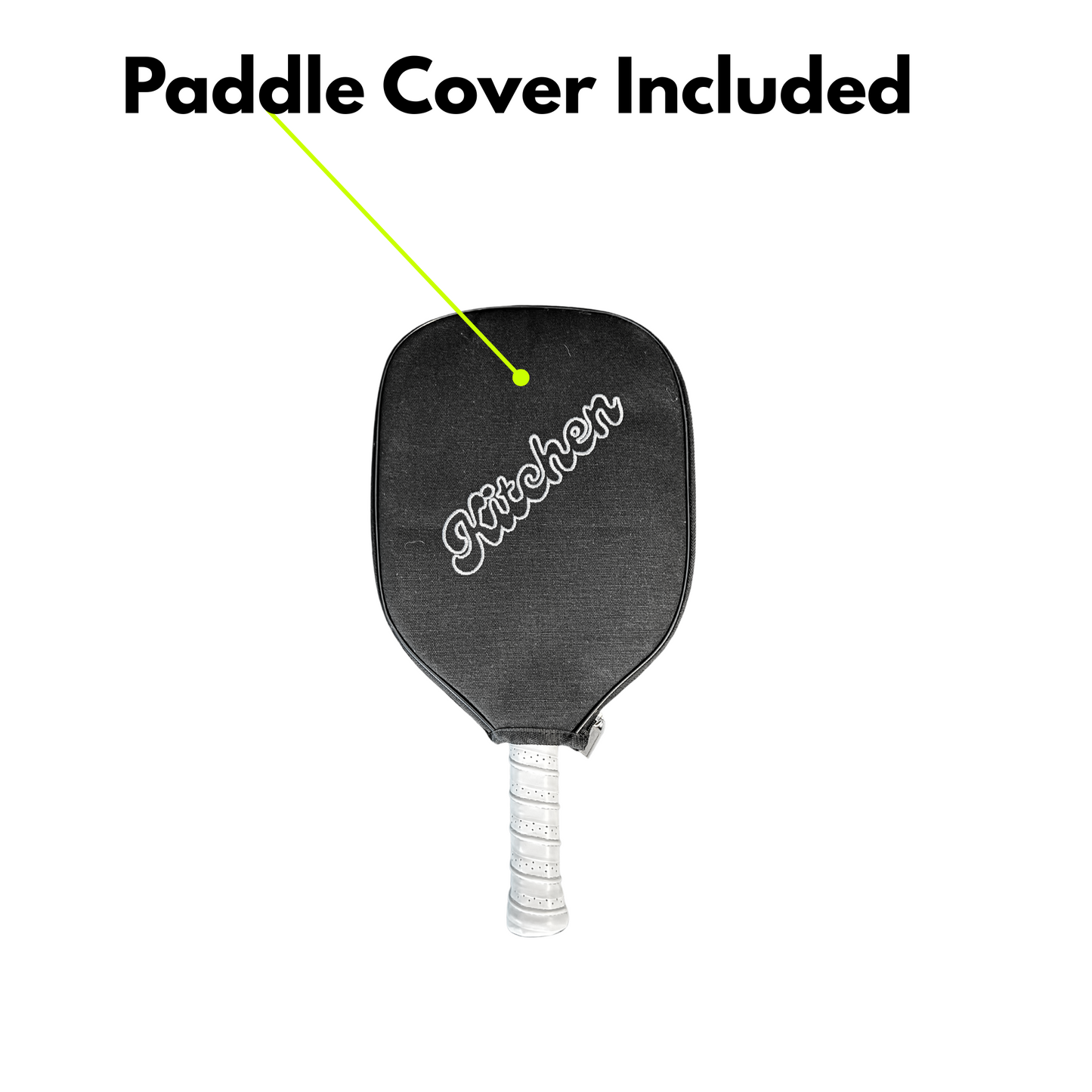 K1Y Carbon Fiber Silver Titanium 16MM  Core (Includes Paddle Cover)