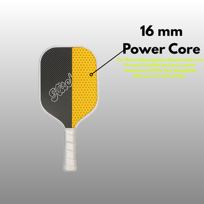 K1Y Carbon Fiber Silver Titanium 16MM Core Set  (Includes Paddle Cover)