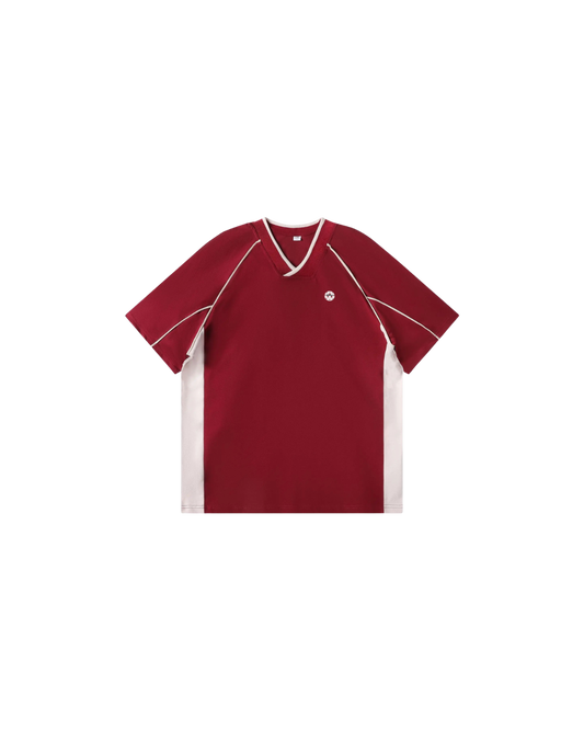 Only On Court Pickleball Shirt –- Red & White